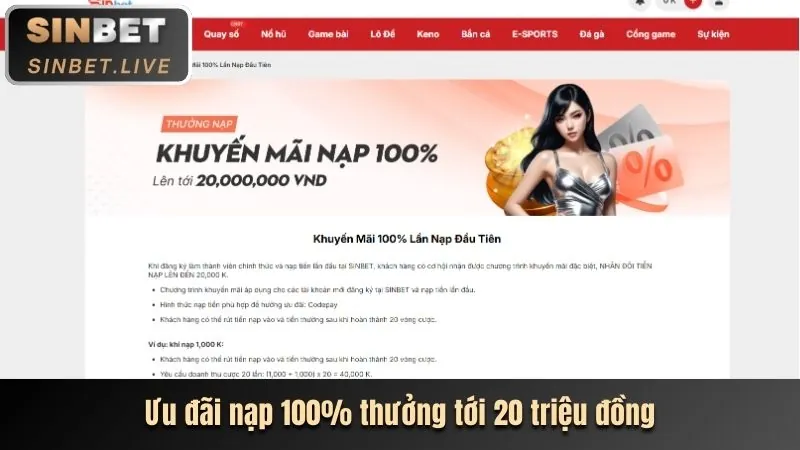 Thưởng nạp lần đầu i9bet